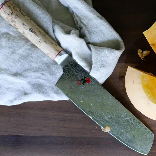 Miniatura 6 de Miyabi Birchwood Sg2 - Cuchillo Nakiri de 6.5 pulgadas, 1 libra Acero inoxidable