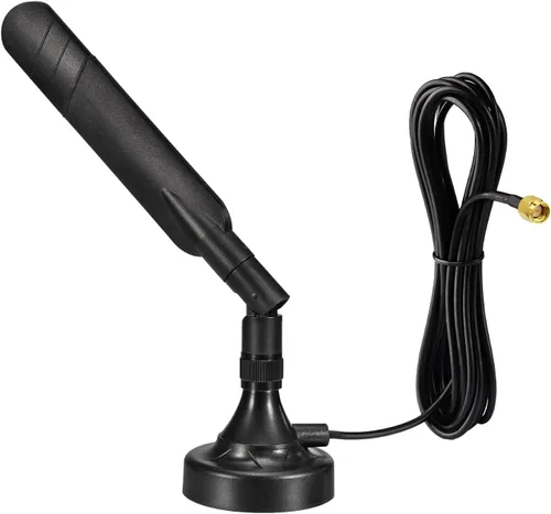 Miniatura 4 de Eightwood Antena 4G LTE con base magnética MIMO SMA Antena macho para 4G LTE Router Hotspot Modem Industrial Celular IoT Gateway Cámara de Seguridad