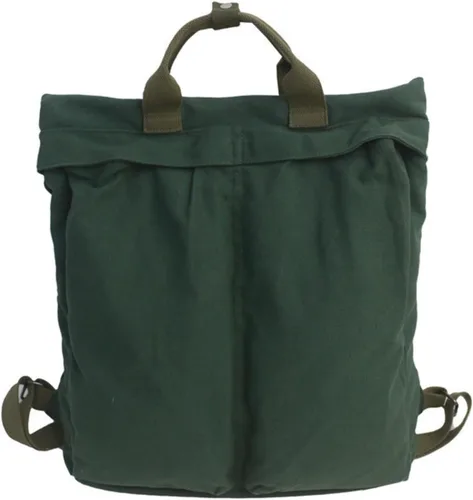Mochila de lona vintage para mujeres y hombres, bolsa de viaje casual de gran capacidad, de mezclilla, estilo grunge, senderismo, viajes (verde)