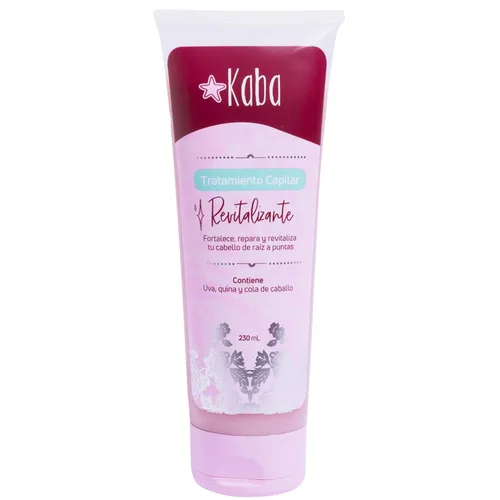 D'Luchi Kaba Tratamiento revitalizante para el cabello con uvas, cinchona y cola de caballo para un cabello más grueso y lleno, tratamiento