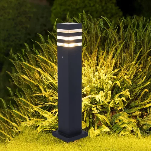 Luces de camino, luces de poste IP55, impermeable, para exteriores, lámpara de pie, lámpara de pie, portalámparas E26, cableada, adecuada para