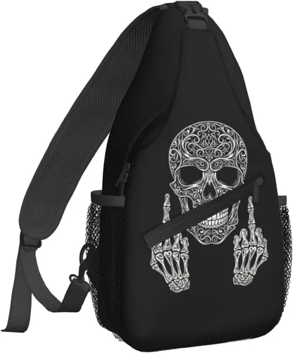 Miniatura 29 de Famame Mochila bandolera para el pecho, bolsa de hombro cruzada, gimnasio, ciclismo, viajes, senderismo, Varios