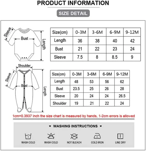 Miniatura 2 de ZAV Unisex Infants Clothes 5-pack Short Sleeve Bodysuits And 3-pack Baby Footed Jumpsuits