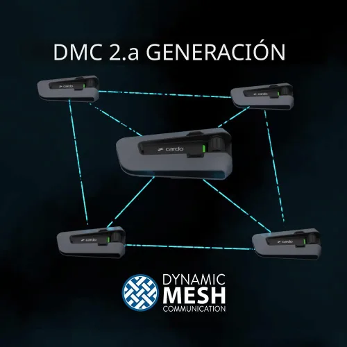 Miniatura 9 de Cardo PACKTALK Edge - Intercomunicador de auriculares con sistema de comunicación Bluetooth para motocicleta, paquete doble