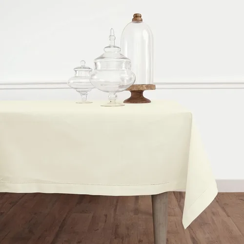 Miniatura 11 de Solino Home Mantel cuadrado de lino y algodón con vainica, 52 x 52 pulgadas, lavable a máquina para verano, 4 de julio