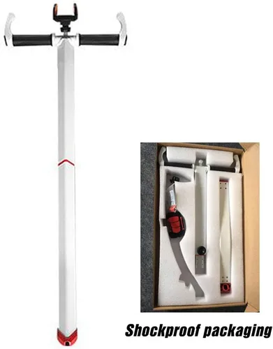 Miniatura 6 de ToLanbbt Extensión de manillar con barra para la rodilla para Segway Ninebot Mini PRO con soporte para teléfono (Blanco)
