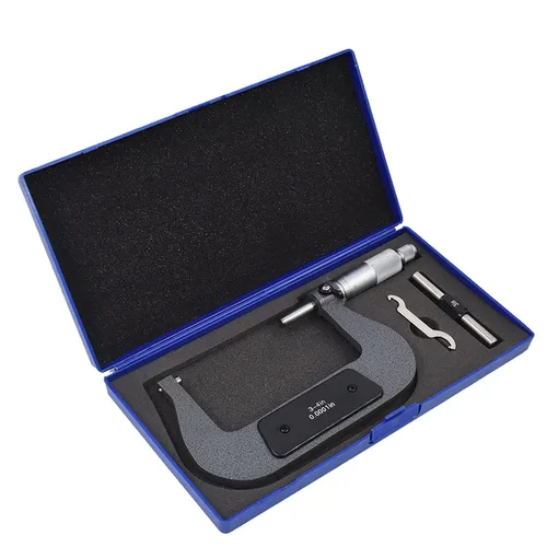 Miniatura 9 de 0-1 en micrómetro exterior de precisión W/caja, precisión 0.0001 pulgadas, herramienta maquinista de precisión de grado profesional