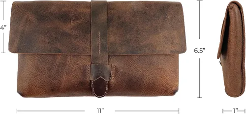 Miniatura 6 de Hide & Drink, Bolso de embrague de cuerobolso de manoorganizador de accesoriosbolso del teléfonocaso, hecho a mano Incluye 101 años de garantía