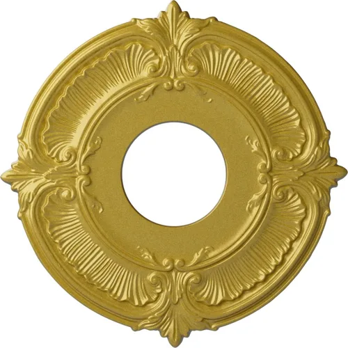 Miniatura 56 de Ekena Millwork CM12ATCGS Medallón de Techo Attica (Se Adapta a Doseles de hasta 3 1/2"), Pátina Verde Cobre Pintada a Mano