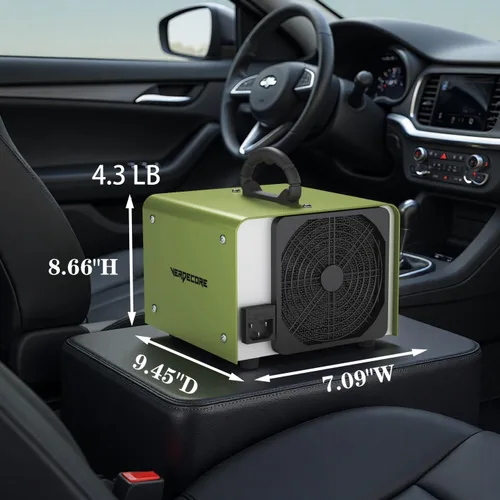 Miniatura 4 de Generador de ozono de 125,000 mg/h, máquina de ozono de alta capacidad y purificador de aire de iones negativos, ionizador de aire O3, eliminación