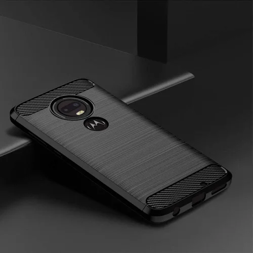 Miniatura 2 de Asuwish Funda compatible con Moto G7/G7+/Revvlry Plus y protector de pantalla de vidrio templado, accesorios de celda, fundas delgadas de silicona