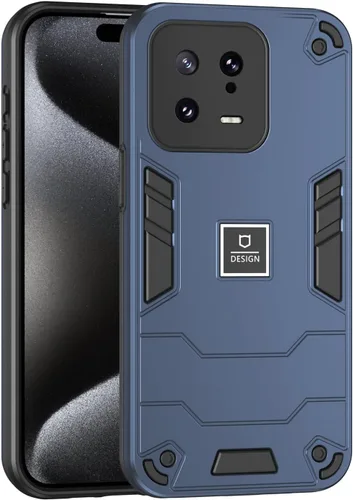 Miniatura 393 de Funda compatible con Huawei Y9 Prime (2019), compatible con Huawei Y9 Prime (2019) 4G STK-L21 2 en 1 [PC duro + TPU], funda de teléfono azul