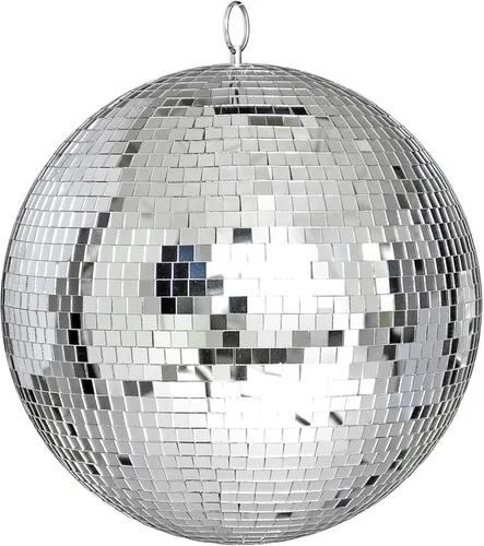 Miniatura 8 de Yescom bola de espejos de 12" para fiestas, DJ, discotecas, decoración, iluminación Plateado