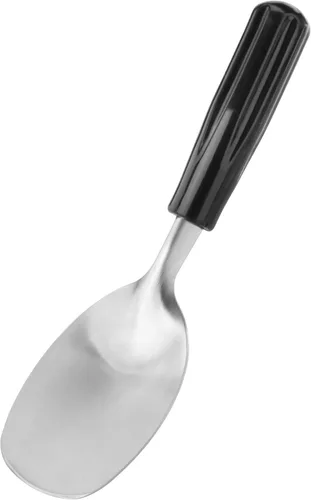 Miniatura 3 de New Star Foodservice 3436363 Espada para helado y espuma de espresso de acero inoxidable de grado comercial 18/8 con mango de baquelita