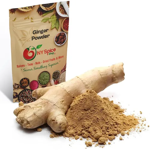 Miniatura 9 de NY SPICE SHOP Jengibre fresco – 1 libra (libra) raíz de jengibre entero – Jengibre natural delicioso y brillante interior – Vegetal de uso diario