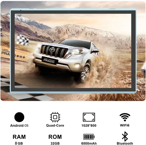Miniatura 6 de Tablet de 10 pulgadas con estuche protector y lápiz táctil, tabletas Android 15, 8GB RAM 32GB ROM/1TB de expansión, 8H 6000mAh batería Wifi