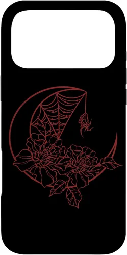 Miniatura 21 de Goth Y2K Alt Fairy Grunge Emo Flower Rose Web Spider Moon Case for iPhone 17