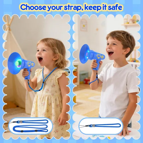 Miniatura 7 de MEGUO Cambiador de voz para niños, regalo de cumpleaños para niños y niñas de 3, 4, 5, 6, 7, 8 años - juguetes para niños de 3-8+ años - regalo