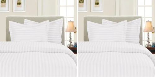 Miniatura 14 de ELEGANT COMFORT ® juego de sábanas de seda suave egipcia antiarruga y que no destiñe, de calidad de lujo de 1500 hilos, de 4 piezas, con bolsillo
