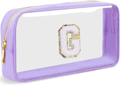 Miniatura 44 de Bolsa de Maquillaje Transparente Pequeña Bolsa de Cosméticos Bolsa de Viaje de Artículos de Aseo Bolsa Transparente con Cremallera Bolso Organizador