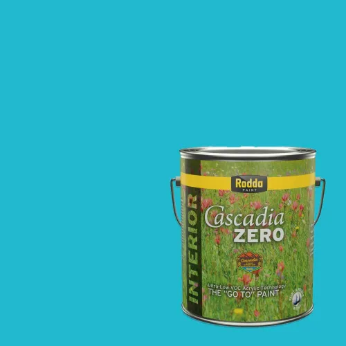 Miniatura 29 de Rodda Paint CASCADIA XL - Pintura e imprimación satinada para exteriores en uno, cuarto de galón, azul Madonna