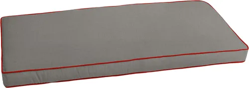 Miniatura 24 de Sorra Home CBENCH - Cojín de banco para interiores y exteriores, 60 pulgadas de ancho x 18 pulgadas de profundidad, color plateado fundido Sunbrella