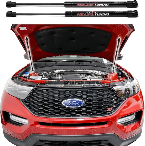 Miniatura 6 de Redline Tuning 21-11036-02 - Puntales de capó QuickLIFT Plus compatibles con Ford Explorer 2020+ (todos los componentes negros) 21-11036-02