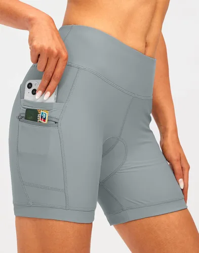 Miniatura 2 de Bikewa Pantalones cortos de ciclismo acolchados 4D para mujer, ropa interior de ciclismo, ciclismo de carretera, ciclismo de giro, pantalones cortos