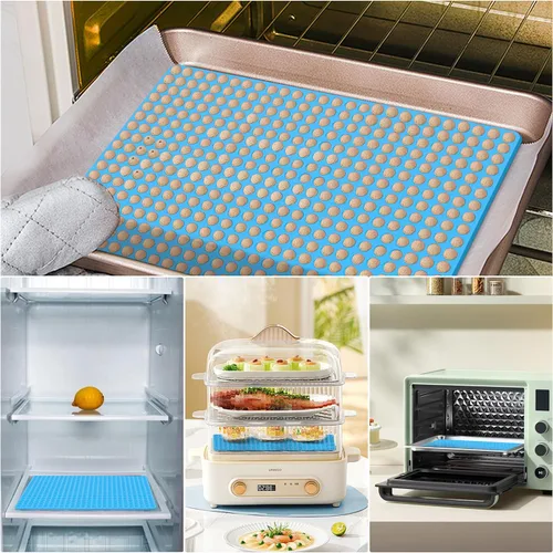 Miniatura 3 de Sidosir 2 moldes redondos de silicona de 468 cavidades para gotas de chocolate, molde para hornear golosinas para perros, moldes de caramelo de Mini