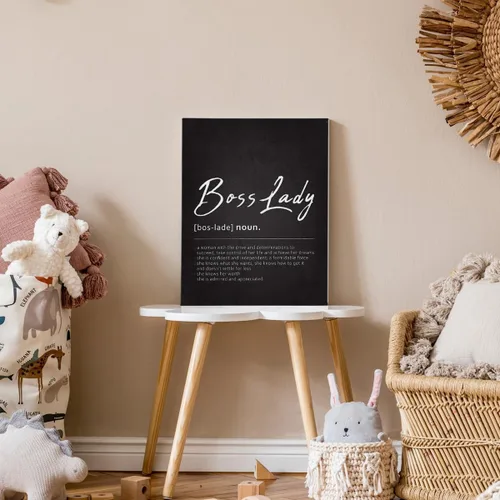 Miniatura 2 de BIWSHA Regalos negros para mujer, decoración de oficina para jefa negra, los mejores regalos de agradecimiento para mujeres jefas, arte de pared