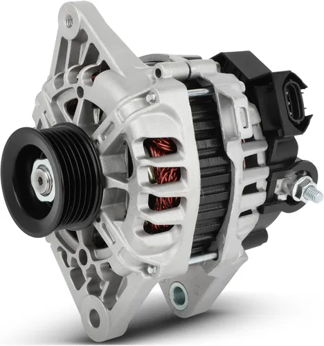 Miniatura 9 de Alternador apto para Chevy para Buick, reemplazo de alternador de alto rendimiento para 1 un cable autoexcitante, para alternador GM Chrome ADR0335
