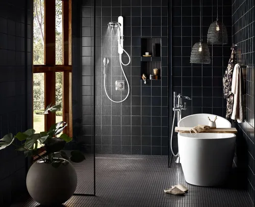 Miniatura 2 de Moen N214R0CH - Regadera de ducha de hidromasaje, cromado/blanco