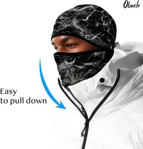 Miniatura 94 de Obacle Pasamontañas para hombres y mujeres, para invierno, clima frío, esquí, ciclismo, caza