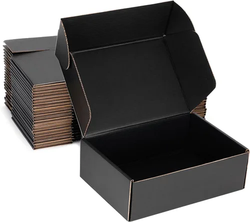 Miniatura 30 de Cajas de envío pequeñas de 9 x 6 x 2 pulgadas (paquete de 25) – Cajas de cartón corrugado blancas resistentes para pequeñas empresas, comercio Blanco