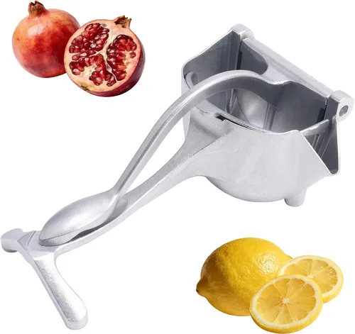 Exprimidor manual de alta resistencia, exprimidor de cítricos a mano, exprimidor de limón, prensa de jugo de hierro fundido de grado comercial para