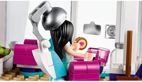 Miniatura 4 de LEGO Friends Heartlake City Play Peluquería Fun Toy 41391 Kit de construcción, con el personaje de amigos Emma (235 piezas)