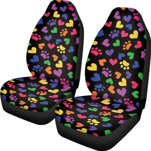 Miniatura 13 de Fundas de asiento de coche con estampado de bandera estadounidense, fundas cómodas para asientos de automóvil, duraderas, ajuste universal