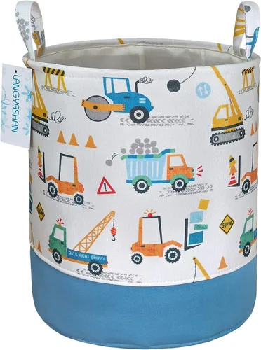 Miniatura 11 de Cesta de Ropa de Lona Plegable Organizador Cesta de Almacenamiento para Niños y Niñas Cesto de Ropa Sucia Contenedores de Juguetes Cestas de Regalo