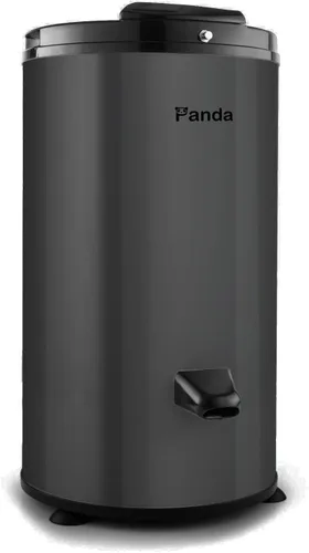 Panda Secadora Centrífuga Portátil de 3200 RPM – Capacidad de 22 libras, Tambor y Carcasa Exterior de Acero Inoxidable, 110V – Elegante Gris Oscuro