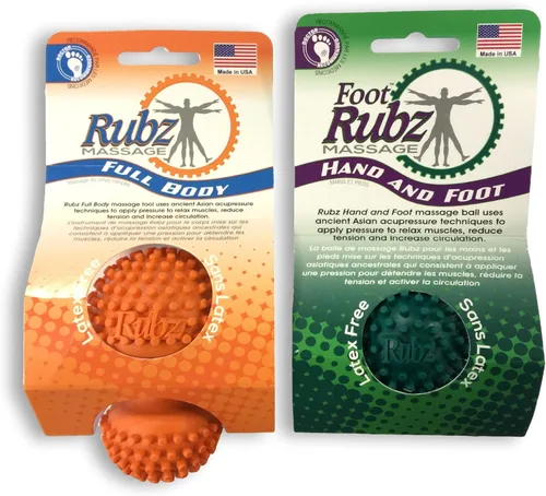 Miniatura 7 de Due North Foot Rubz - Rodillo de masaje de pies, 0.4 libras, multicolor (DNFM1)