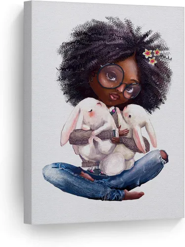 Miniatura 17 de SmileArtDesign V18 - Lienzo impreso y decorativo para pared, diseño africano