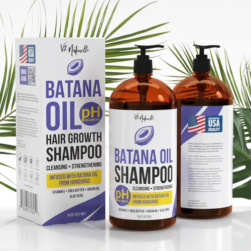 Miniatura 3 de Vie Naturelle Batana Oil Champú para el crecimiento del cabello, champú para la pérdida de cabello para hombres y mujeres con aceite de batana puro