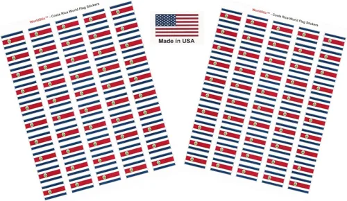 Miniatura 218 de 100 calcomanías de la bandera de Alaska; 1.5" x 1" hechas en Estados Unidos, calcomanías autoadhesivas de la bandera del estado para álbumes