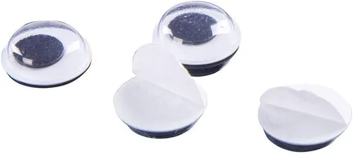 Miniatura 2 de DECORA Ojos redondos de 1.18 pulgadas con autoadhesivo, paquete de 240