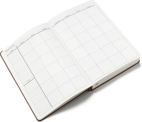 Miniatura 4 de Wykeham's Diario Resourceful - Planificador de finanzas personales y presupuestos (marrón, 8.5 x 5.5 pulgadas)