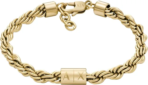 Miniatura 5 de A X Armani Exchange - Pulsera de cadena de acero inoxidable para hombre