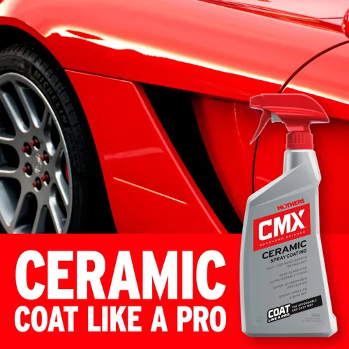 Miniatura 2 de Mothers CMX Revestimiento en aerosol de cerámica, 24 onzas, protección avanzada de SiO2 + TiO2, fácil de usar, grado profesional, protección