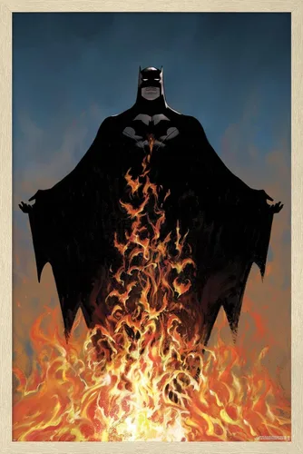 Miniatura 7 de Trends International DC Comics Batman - Póster de pared de fuego Versión con marco dorado