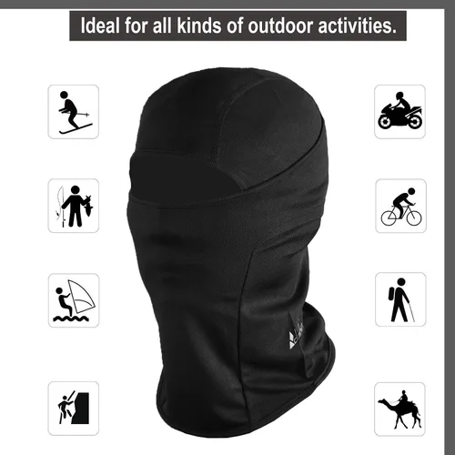 Miniatura 5 de clothin Pasamontañas, máscara de esquí para hombres y mujeres, máscara de cara completa, capucha táctica, esquí, motociclismo, deportes de invierno