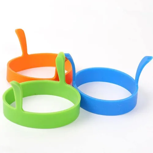 Miniatura 8 de Los anillos de cocina de silicona de la categoría alimenticia del palillo de los anillos cocinan los huevos y las tortitas